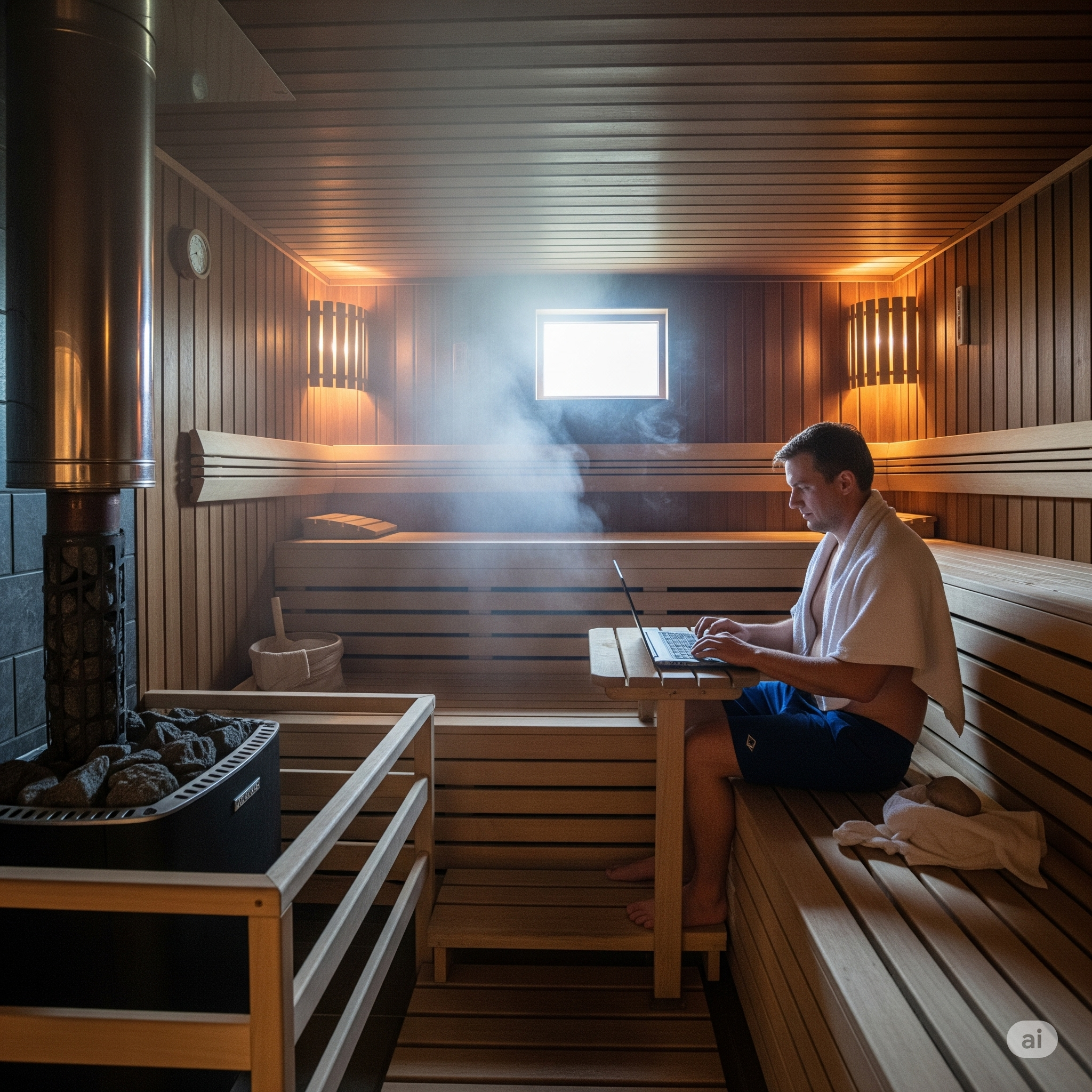 コワーキングサウナ